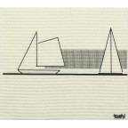 sponge cloth furbi: Sailing boats